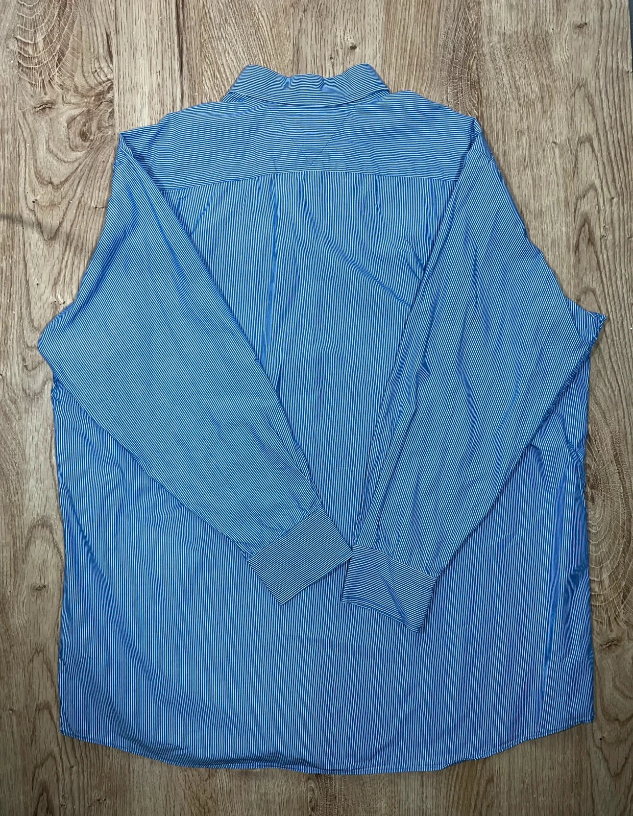 Chemise Tommy Hilfiger Crest XL 17 32-33 Chic 100% Coton Rayée Bleu – photo 9